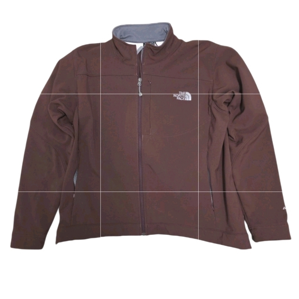 The North Face Apex Bionic Jacket Womens Size XL Burgundy Red Full Zip Coat Warm